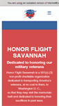 Mobile Screenshot of honorflightsavannah.org